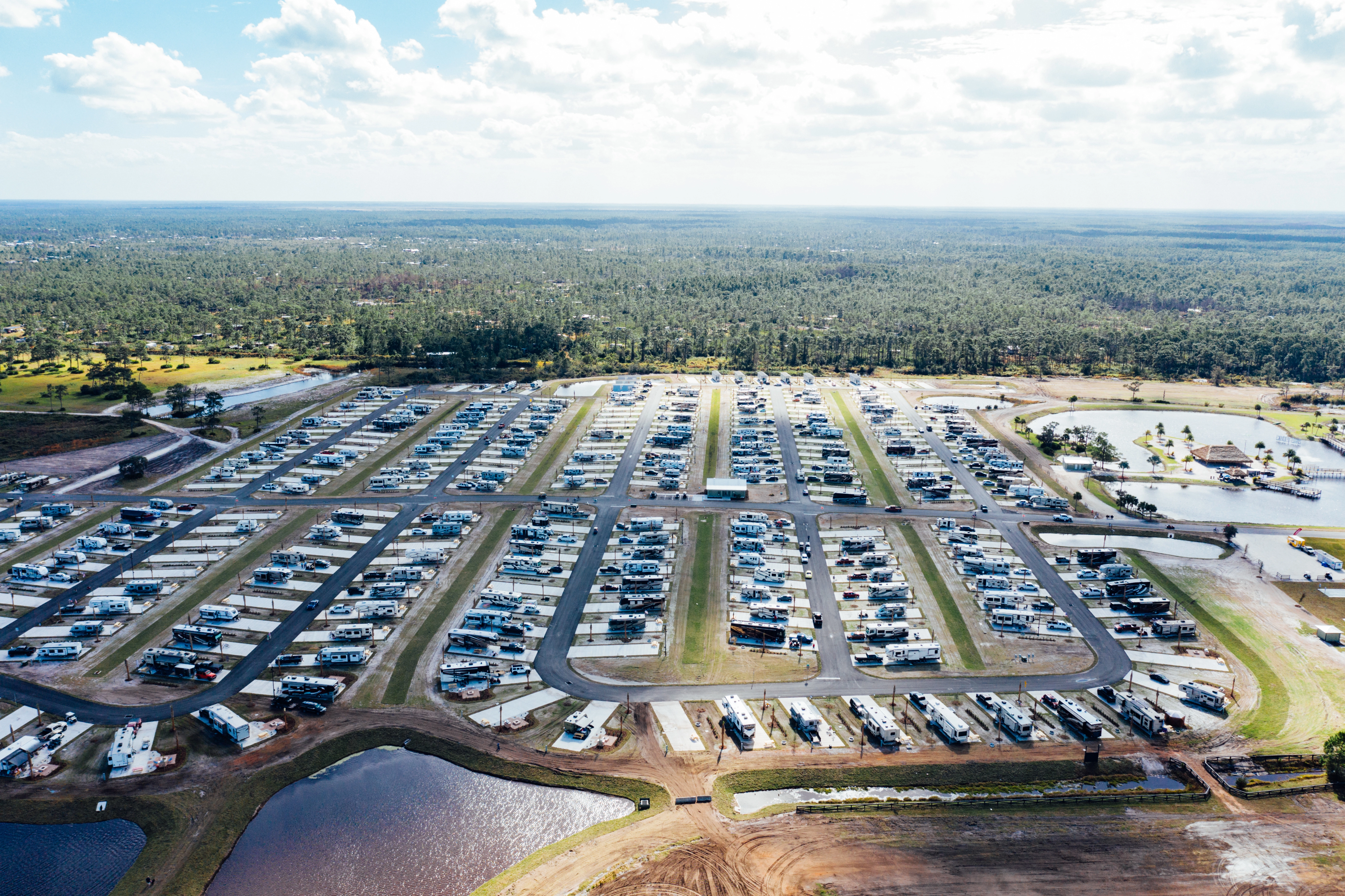 parking lot from air