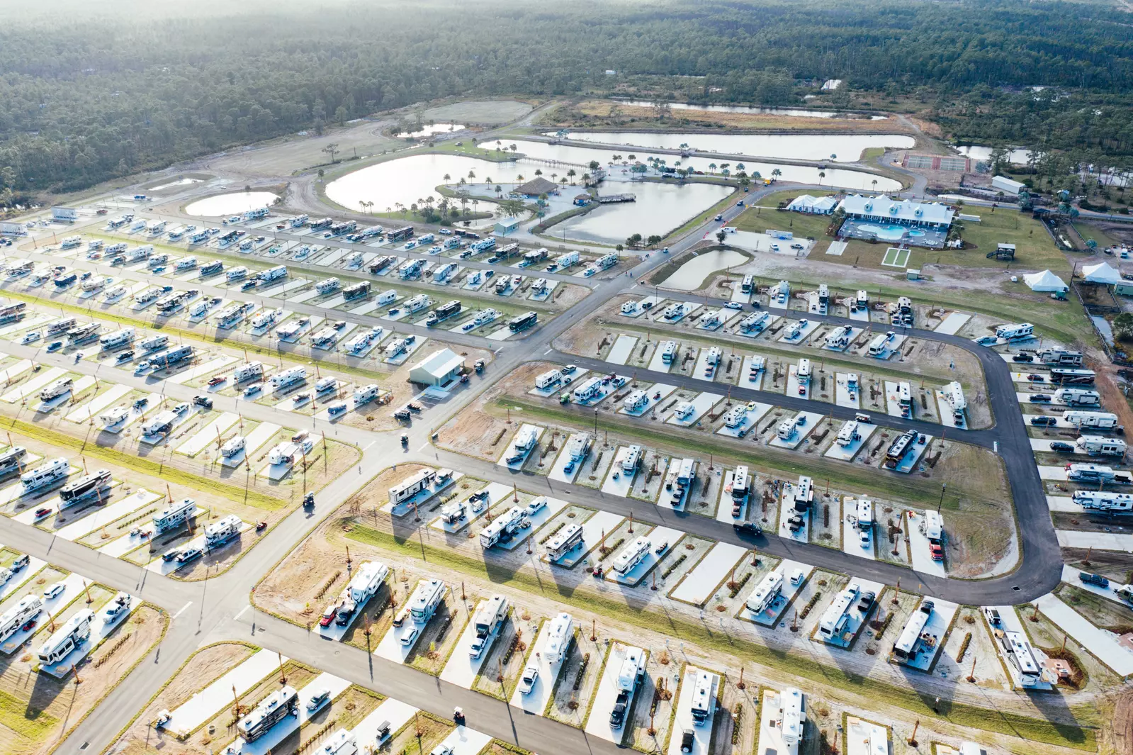 rv sites from air