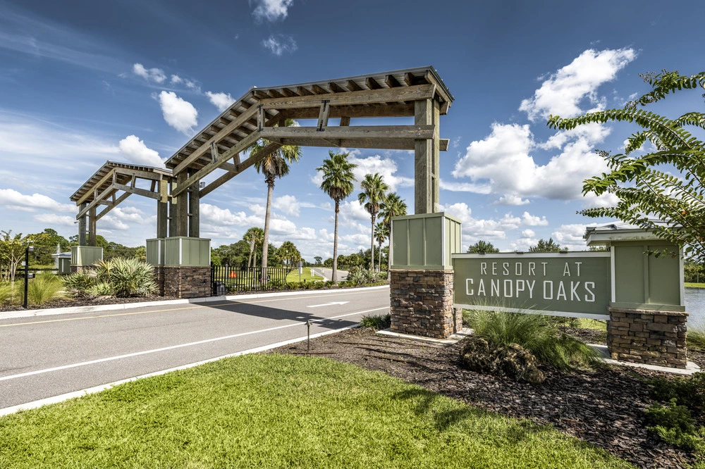 Resort at Canopy Oaks entrance